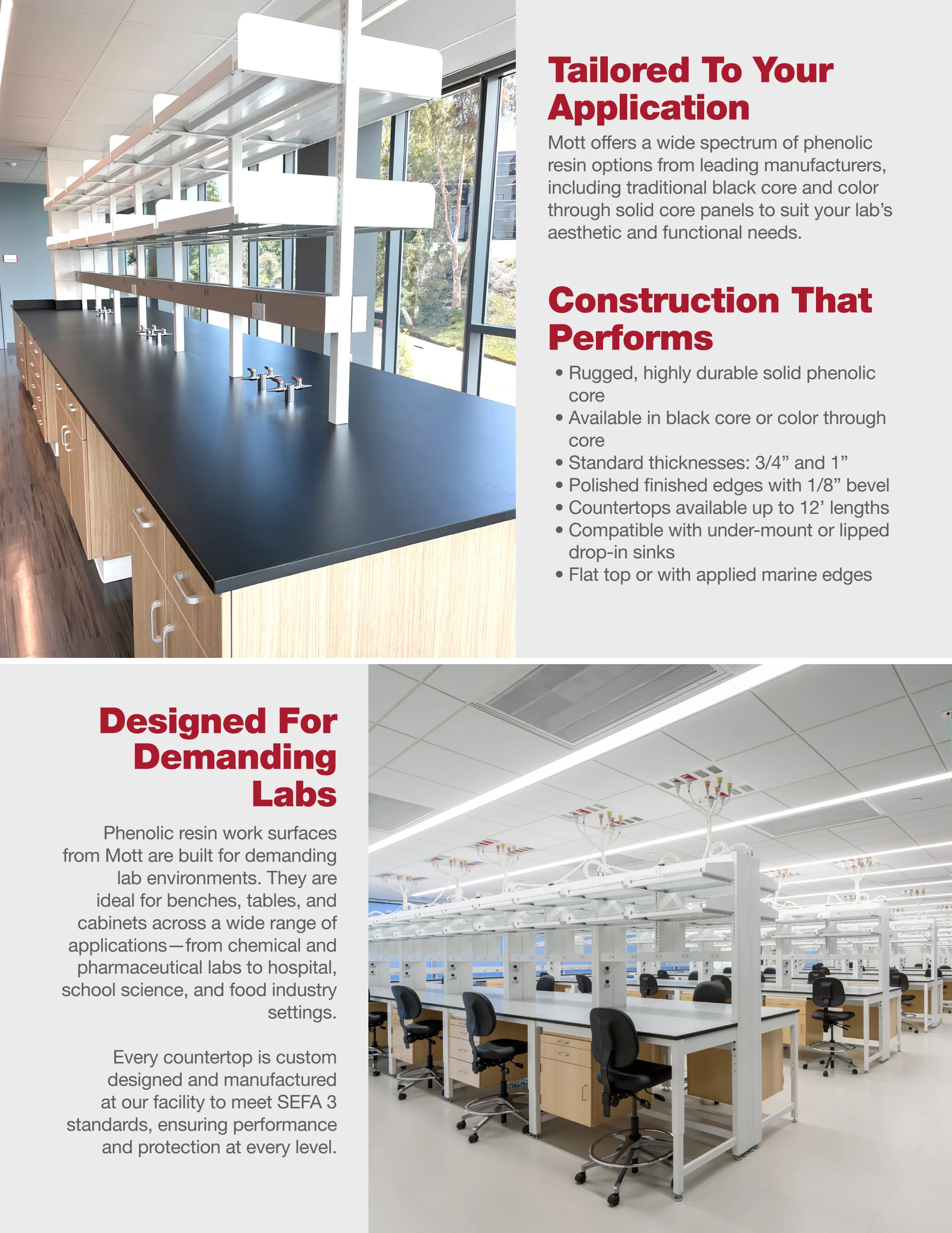 Phenolic Resin Work Surfaces